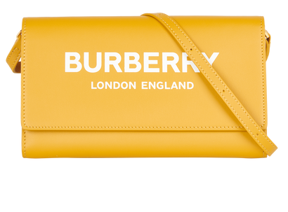 Logo Print Wallet On Chain, front view
